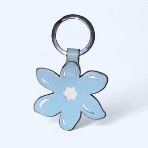 Blue Flower Coach Charm